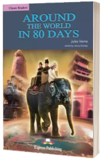 Literatura adaptata pentru copii - Around the World in 80 Days Reader with Digibooks App