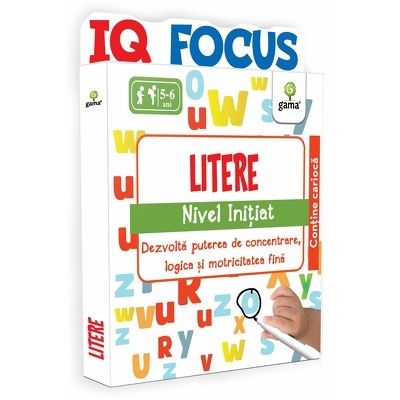 Litere. Nivel Initiat - IQ FOCUS