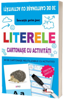 Literele. Cartonase cu activitati. Invata prin joc