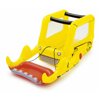 Loc de joaca gonflabil, excavator, include 25 mingi