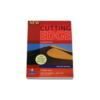 New Cutting Edge Elementary Students Book with mini-dictionary and CD-Rom pack - Sarah Cunningham