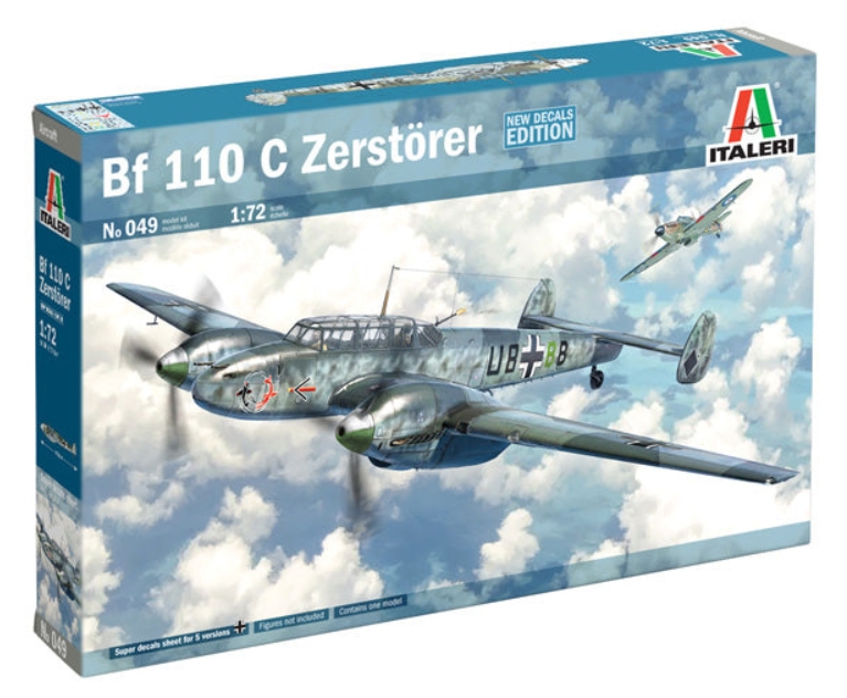 Macheta aeromodel de construit Avion Bf-110 C3/C4 Zerstörer