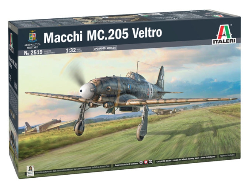 Macheta aeromodel de construit Avion Macchi MC.205 Veltro