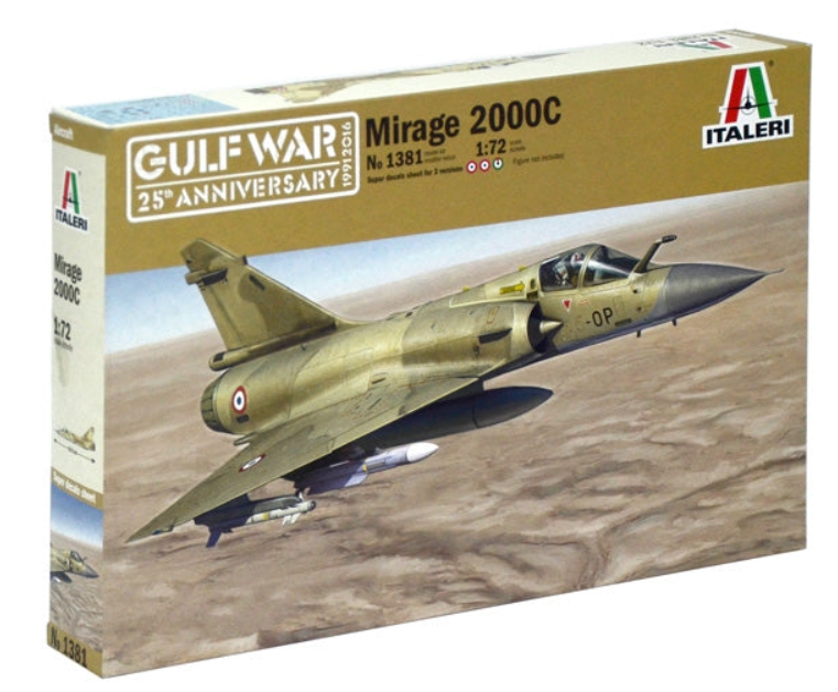 Macheta aeromodele Gulf War Dassault Mirage 2000C 25th Anniversary