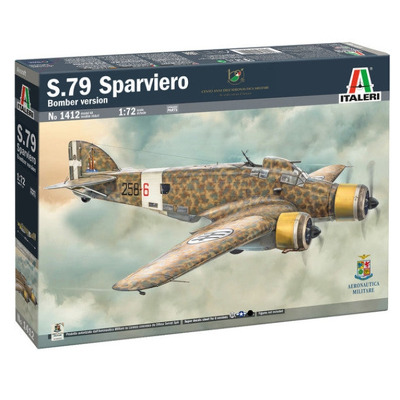 Macheta aeromodele Savoia Marchetti S.79 Sparviero Bomber verion