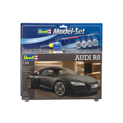 Macheta auto Revell Audi R8 - Model Set, scara 1:24
