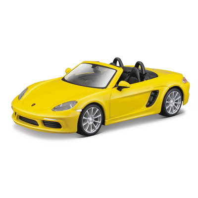 Macheta Bburago Colectie Porsche 718 boxster galben metalic