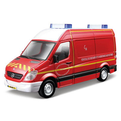Macheta Bburago emergency vehicol ambulanta service rosie
