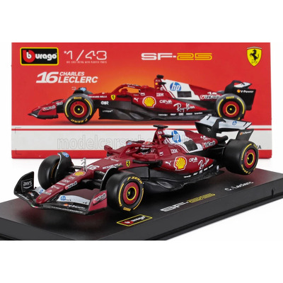 Macheta bburago ferrari racing leclerc