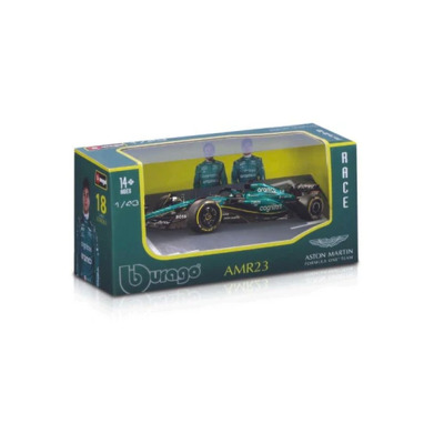Macheta Bburago formula 1 1/43 race - Aston Martin AMR23 (2023) #18 Lance Stroll