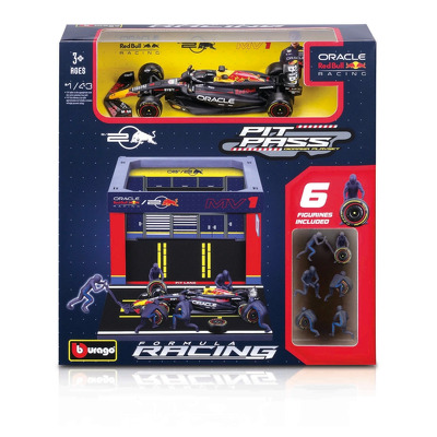 Macheta Bburago formula pit pass oracle red bull racing Rb20 #1 Max Verstappen