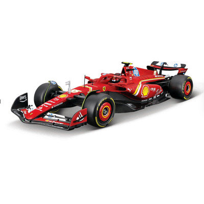 Macheta Bburago kit model formula Ferrari - Sf24 Monaco GP #55 Carlos Sainz