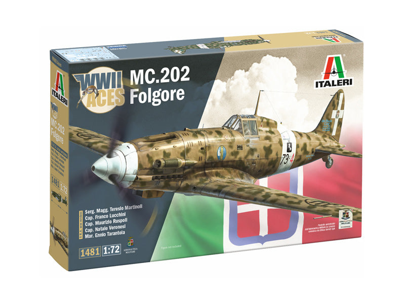 Macheta Italeri Avion MC.202 Folgore Aces