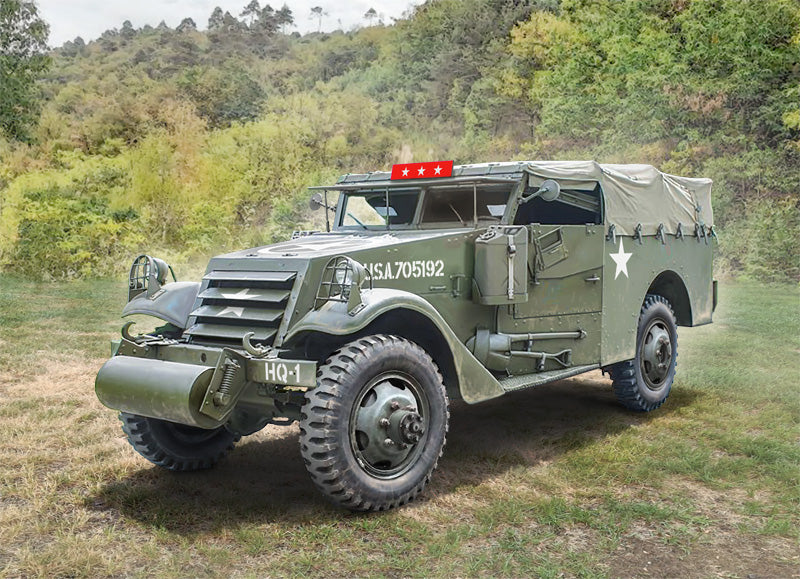 Macheta Italeri vehicul militar M3A1 Scout Car