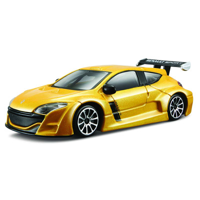 Macheta Masinuta Street Fire Renault Megane Galben Metalizat