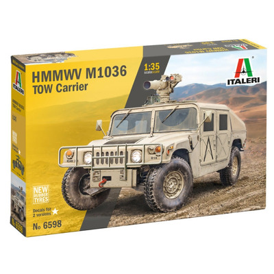 Macheta Militara de construit HMMWV Humvee M1036 Tow Carrier