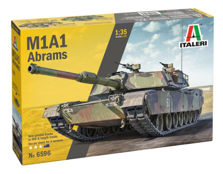 Macheta Militara de construit M1A1 Abrams Main Battle tank