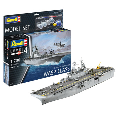 Macheta Revell Vapor Model Set Us Navy Assault Carrier Wasp Class