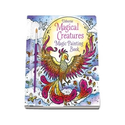 Magical creatures magic painting book