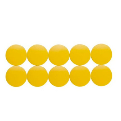 Magneti forma rotunda, D24mm, 0.60 kg forta, 10 buc/set, MAUL Solid - galben