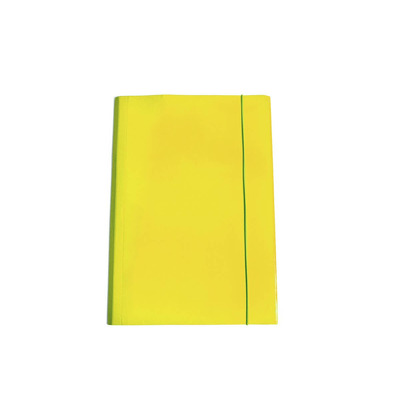 Mapa carton plastifiat, cu elastic B4, galben, Arhi Design