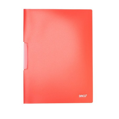 Mapa plastic cu clips A4 Rosu