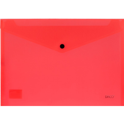 Mapa plastic plic cu capsa A4 Rosu - set 2 buc