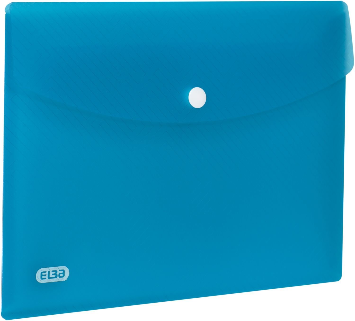 Mapa protectie documente A5 landscape, cu capsa, PP-0.3mm, 5 buc/set, Elba Urban - albastru transpar