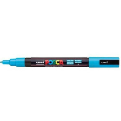 Marker acril POSCA PC-3M albastru deschis 8