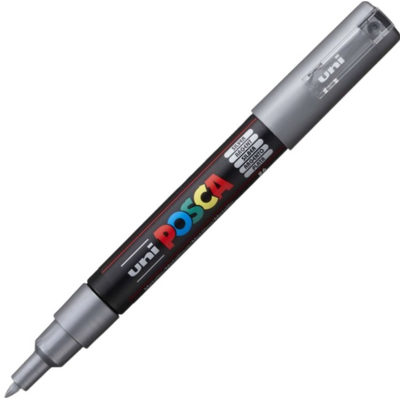 Marker acrilic PC-1M Argintiu 26