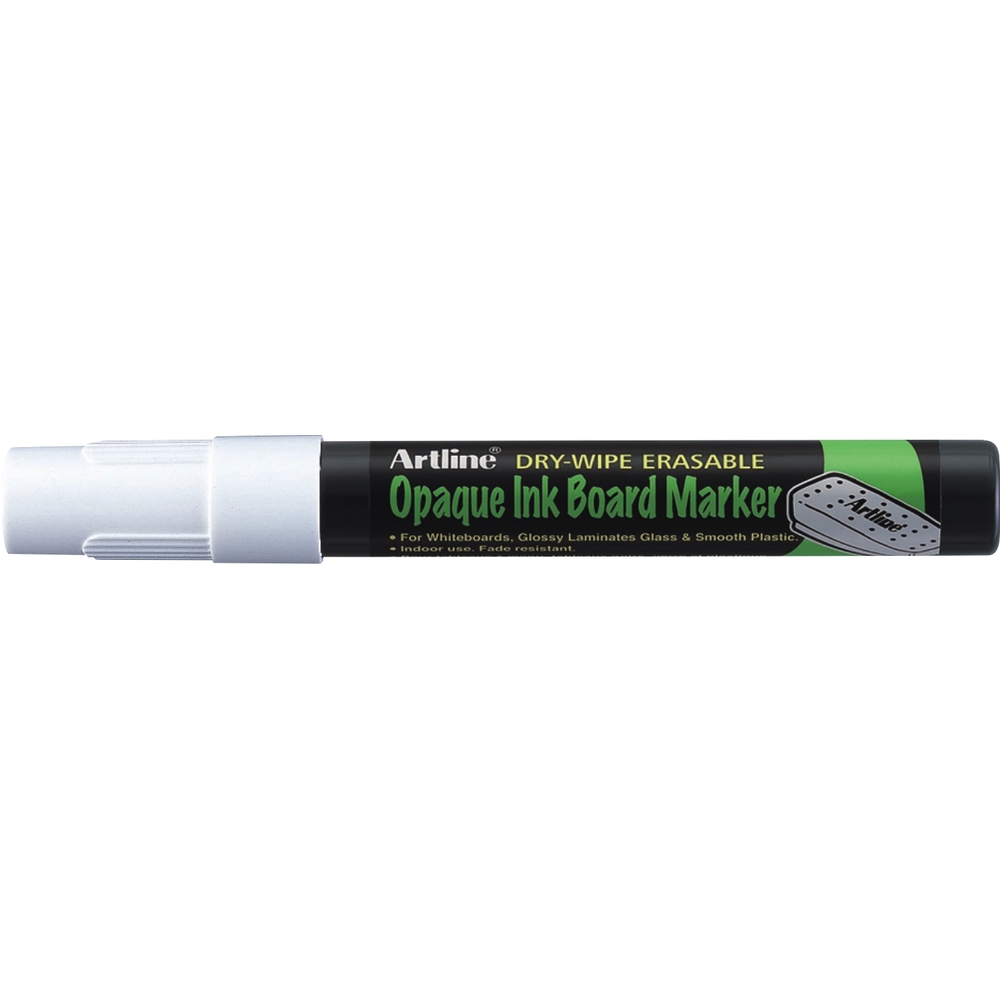 Marker cu cerneala opaca pentru table de scris, varf 2.0mm - alb