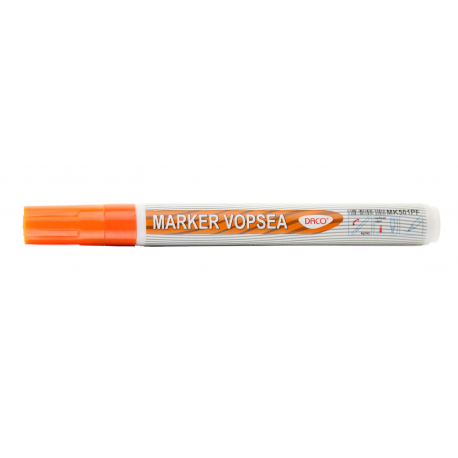 Marker cu vopsea Daco portocaliu fluo