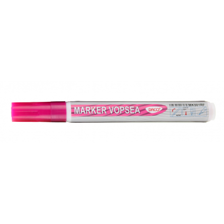Marker cu vopsea Daco roz fluo