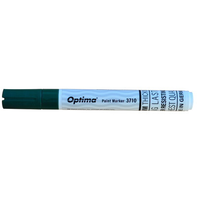 Marker cu vopsea Paint 3710 cu varf rotund 4.5mm, grosime scriere 2-3mm - verde