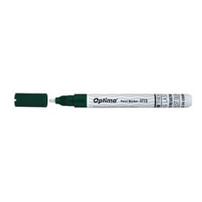 Marker cu vopsea Paint 3713 cu varf rotund 2.0mm, grosime scriere 1-2mm - verde