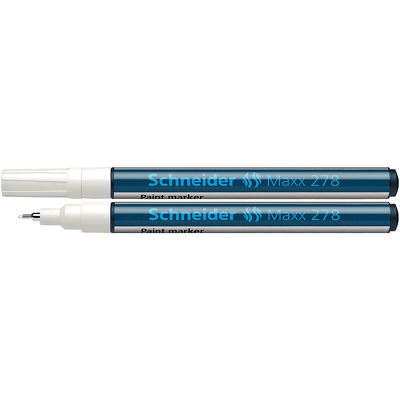 Marker cu vopsea varf rotund 0.8mm - alb Maxx 278