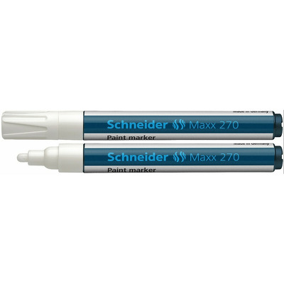 Marker cu vopsea varf rotund 1-3mm - alb Maxx 270
