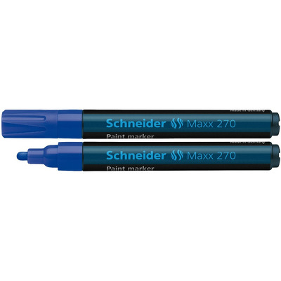 Marker cu vopsea varf rotund 1-3mm - albastru Maxx 270