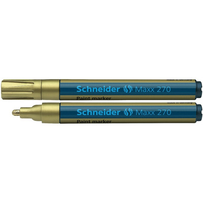 Marker cu vopsea varf rotund 1-3mm - auriu Maxx 270