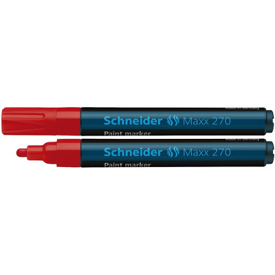 Marker cu vopsea varf rotund 1-3mm - rosu Maxx 270