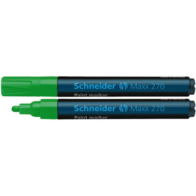Marker cu vopsea varf rotund 1-3mm - verde Maxx 270