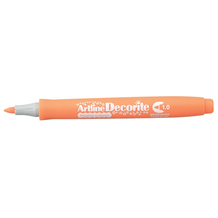 Marker Decorite, varf rotund 1.0mm - orange pastel
