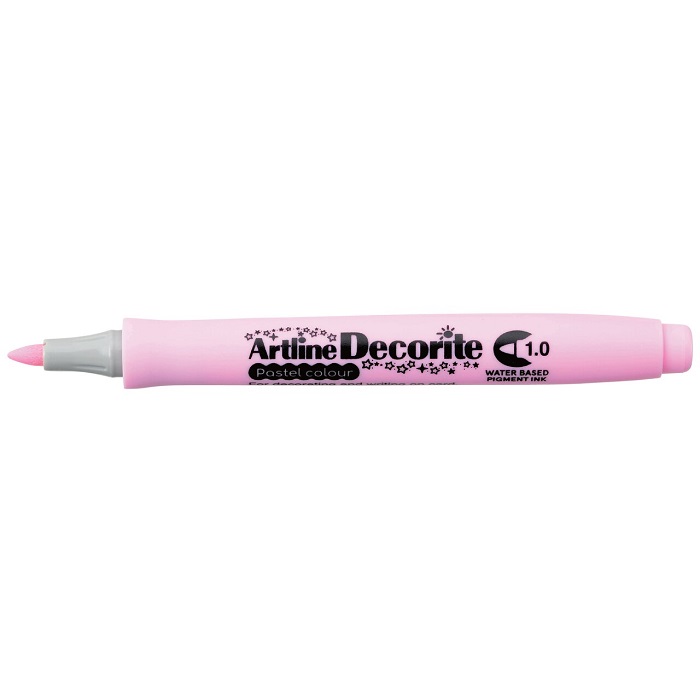 Marker Decorite, varf rotund 1.0mm - roz pastel