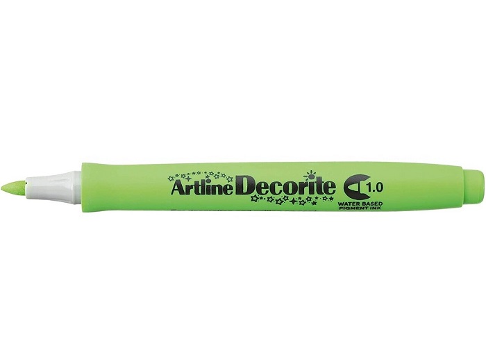 Marker Decorite, varf rotund 1.0mm - vernil