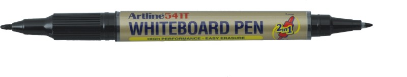Marker pentru tabla de scris 541T, doua capete - varfuri rotunde 0.4mm/1.0mm - negru