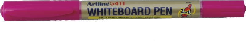 Marker pentru tabla de scris 541T, doua capete - varfuri rotunde 0.4mm/1.0mm - roz