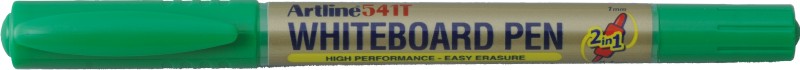 Marker pentru tabla de scris 541T, doua capete - varfuri rotunde 0.4mm/1.0mm - verde
