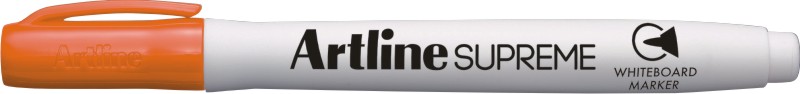 Marker pentru tabla de scris Supreme - Dry safe ink, varf rotund 1.5mm - portocaliu
