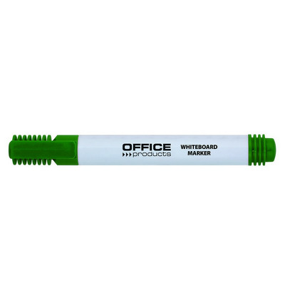 Marker pentru table de scris cu varf rotund si corp plastic, verde