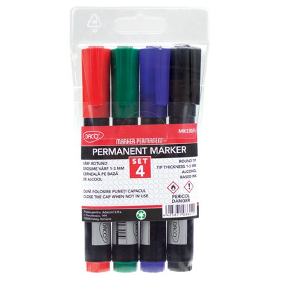 Marker permanent set 4